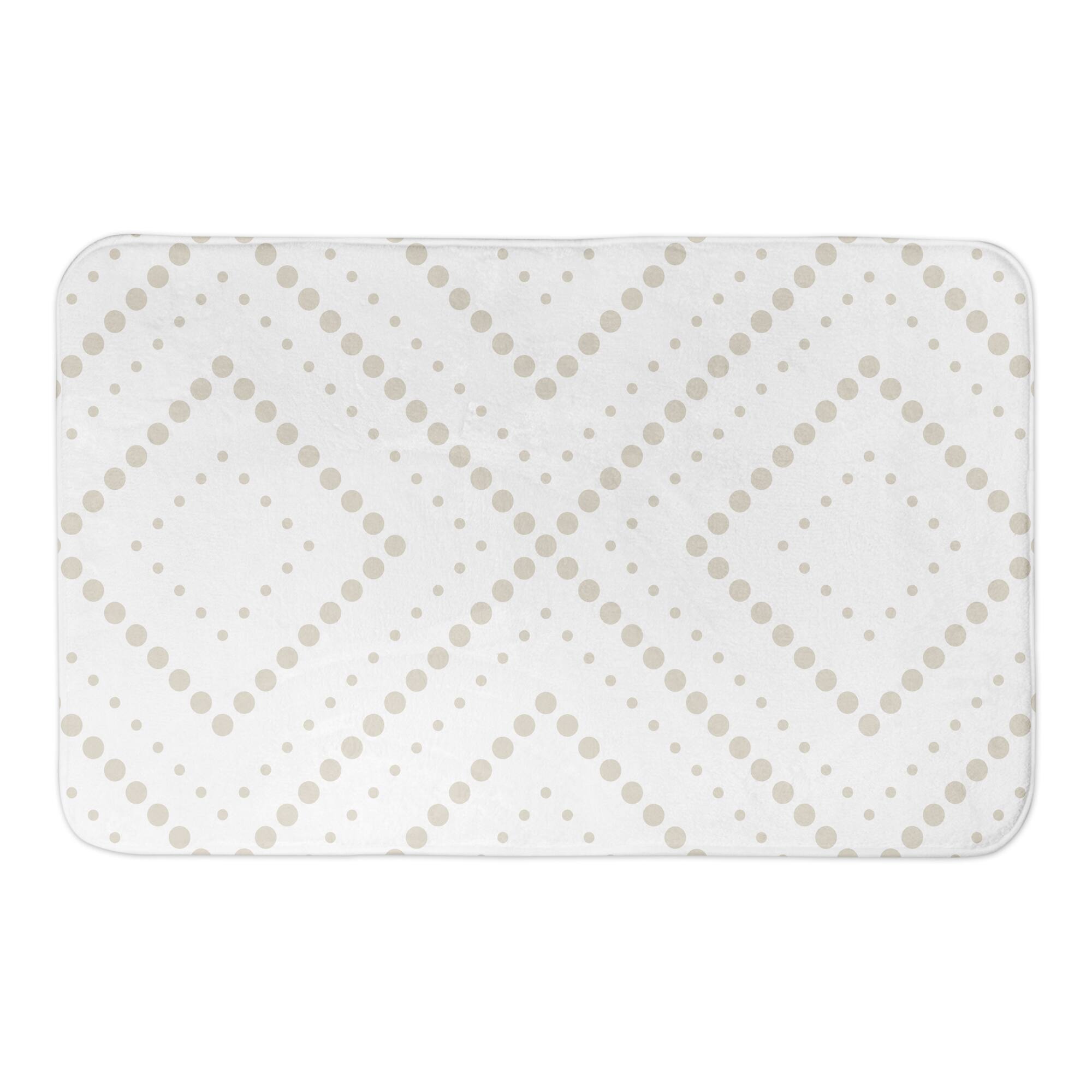 Dotted Diamonds 34" x 21" Bath Mat